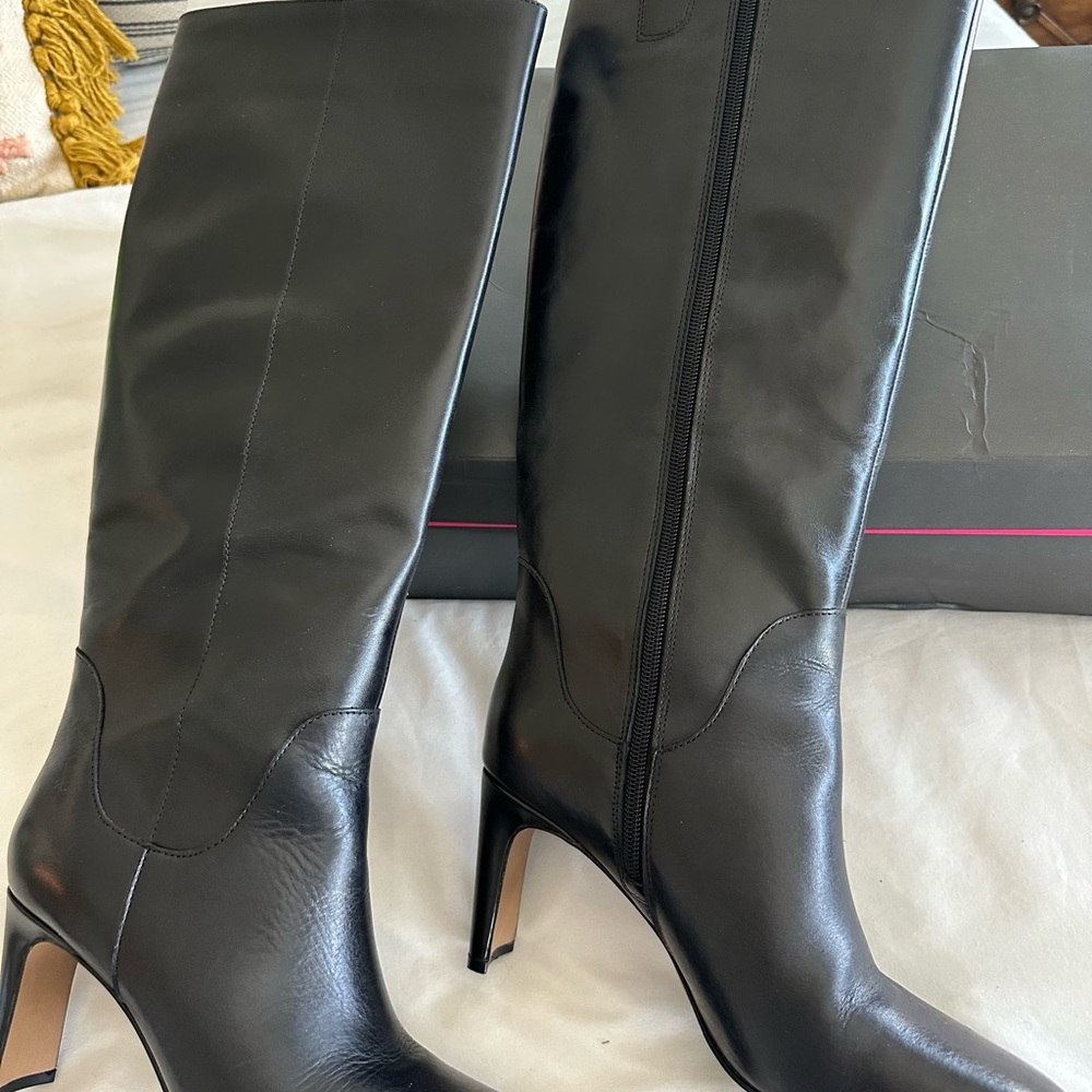 Vince Camuto Black Leather Boots